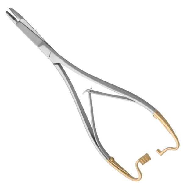 Devemed Needle holder 17 cm Mathieu-Olsen with scissor and double spring