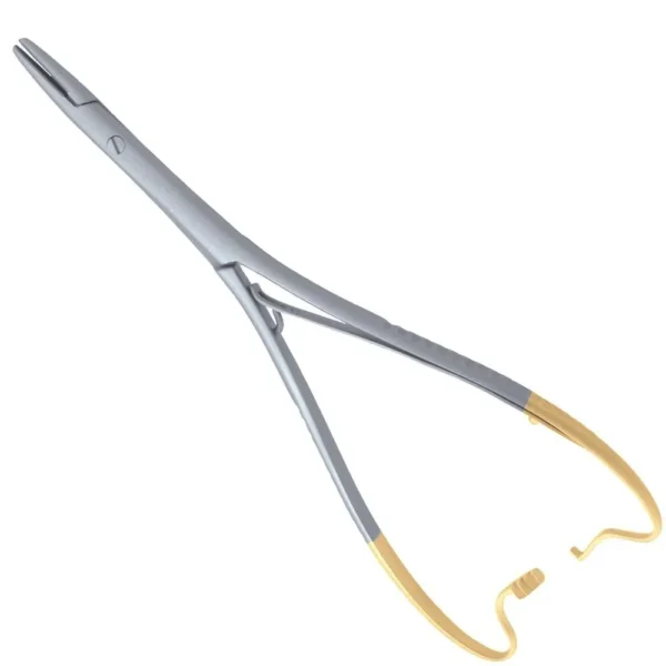 Devemed Needle holder 21 cm Hösel TC checkered 2.0 mm straight